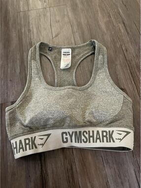 Gymshark Sports Bra Womens Size M Green Dry Flex Performance